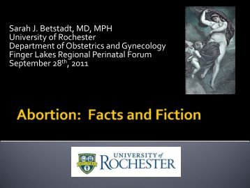 Abortion - University of Rochester Medical Center