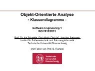 Vorlesung 3 - Institut für Softwaretechnik und Fahrzeuginformatik