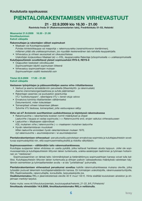 Yhdistyksen jÃ¤senlehti 6/09, PDF tiedosto - Helsingin ...