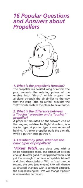 commandments of propeller care - McCauley Propeller Systems