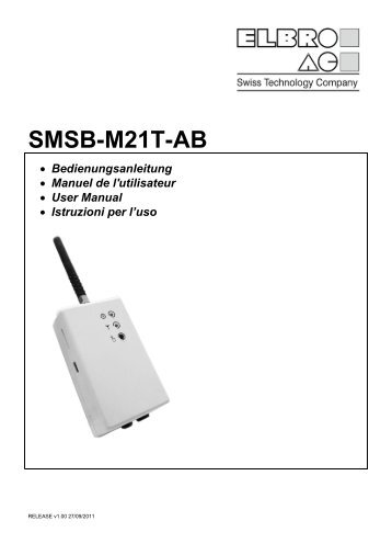 SMSB-M21T-AB - Elbro AG