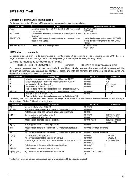 SMSB-M21T-AB - Elbro AG