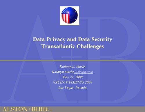 Data Privacy and Data Security Transatlantic Challenges