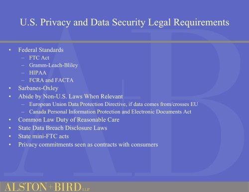 Data Privacy and Data Security Transatlantic Challenges