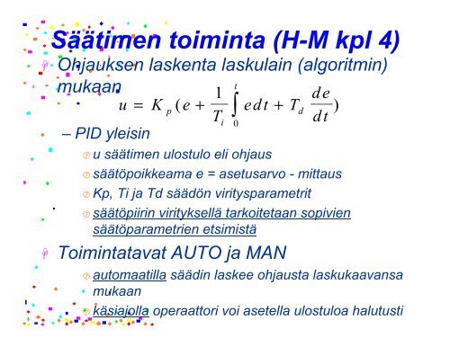 Säätötekniikan perusteet