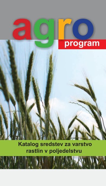 Katalog sredstev za varstvo rastlin v poljedelstvu - Cinkarna Celje