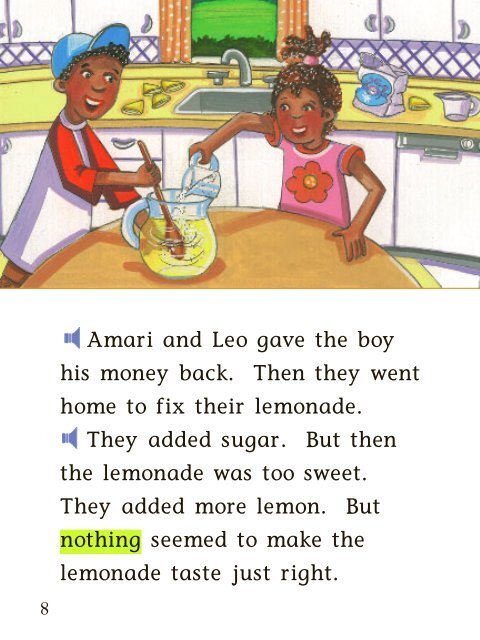 Lesson 23:The Lemonade Stand