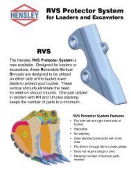 RVS Protector System Features - Hensley Industries, Inc.