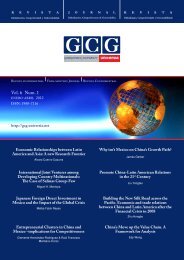 Vol. 6 Num. 1 - GCG: Revista de GlobalizaciÃ³n, Competitividad y ...