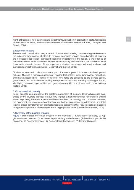 Vol. 6 Num. 1 - GCG: Revista de GlobalizaciÃ³n, Competitividad y ...