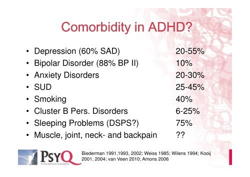 Diagnostic Assessment & Treatment of Adult ADHD