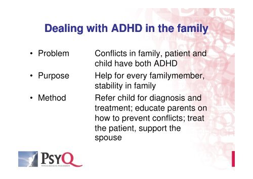 Diagnostic Assessment & Treatment of Adult ADHD