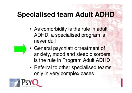 Diagnostic Assessment & Treatment of Adult ADHD
