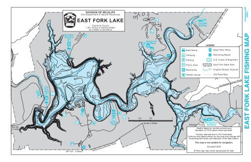 East Fork Lake Fishing Map - Ohio Department of Natural Resources