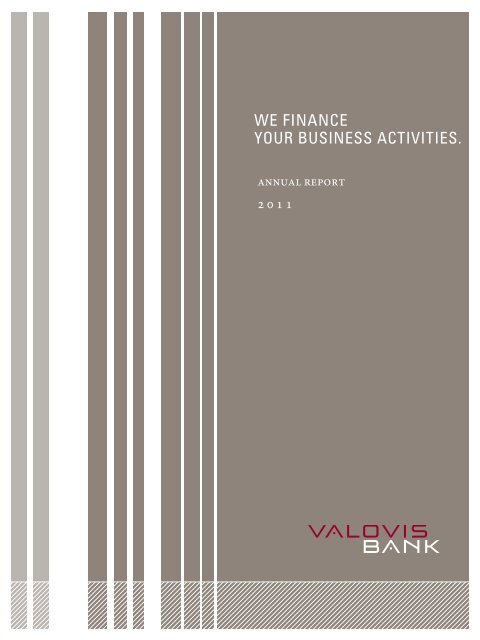 We finance your Business activities. - Valovis Bank - Startseite