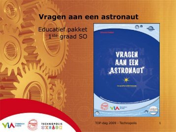 Vragen aan een astronaut - Technopolis