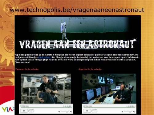 Vragen aan een astronaut - Technopolis