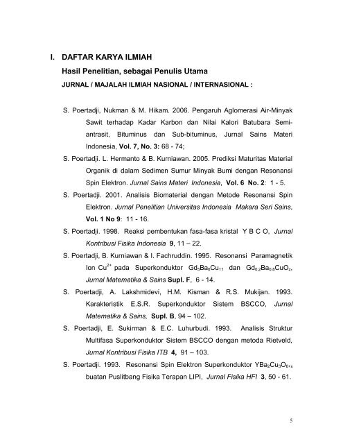 C.V. S.Poertadji.pdf - Universitas Indonesia