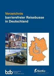 Verzeichnis barrierefreier Reisebusse in Deutschland - NatKo