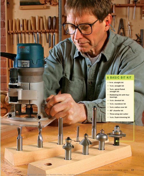 10 Essential Router Bits