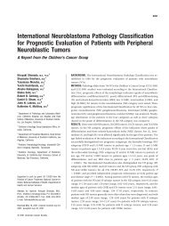 International Neuroblastoma Pathology Classification for ... - NANT