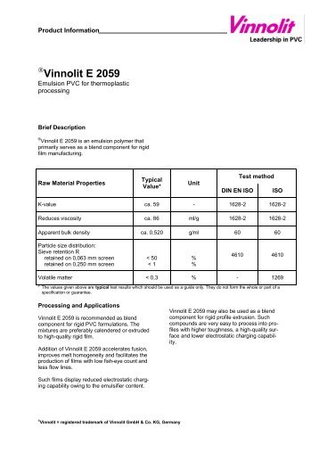 Vinnolit E 2059