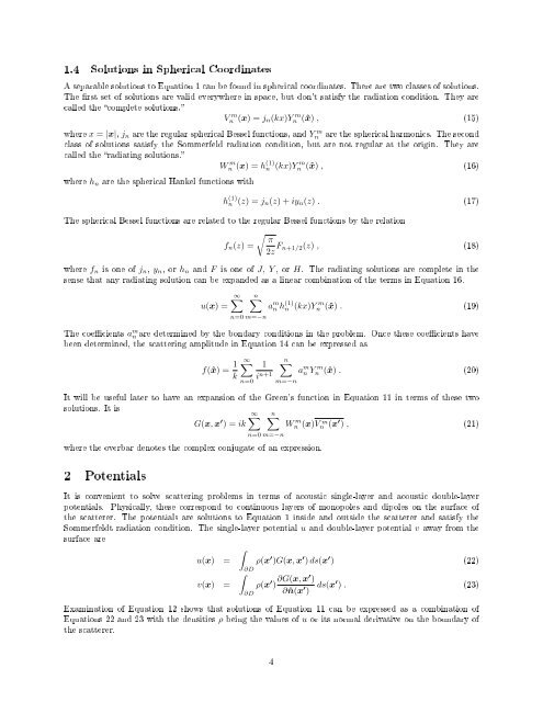 Acoustic Scattering from a Sphere - Steve Turley