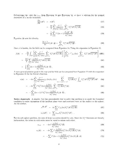 Acoustic Scattering from a Sphere - Steve Turley