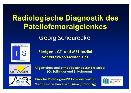 Radiologische Diagnostik des ... - Vinzenz Gruppe