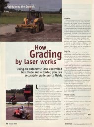 Maintaining the Grounds - About SportsTurf