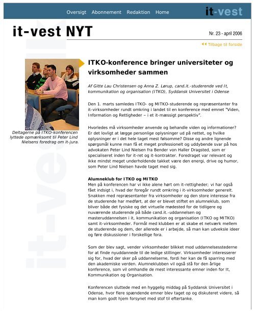 it-vest NYT nr. 23 - april 2006