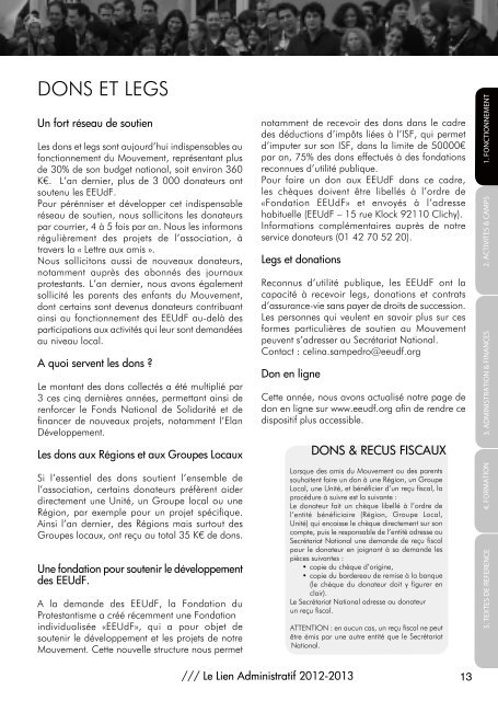 Partie 1 - Le Lien - Eclaireuses et Eclaireurs Unionistes de France