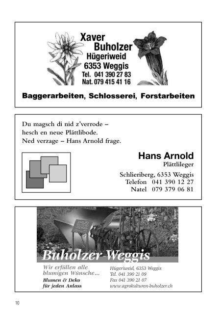 Programmheft - Verein Freunde Schwerer Zugpferde Schweiz