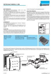 ZEITSCHALT-MODUL C-ZM - Trivent AG