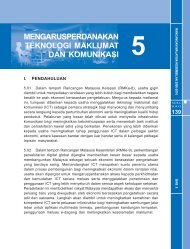 bab 5: mengarusperdanakan teknologi maklumat dan ... - EPU