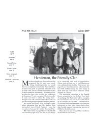 Henderson, the Friendly Clan - Clan Henderson Society