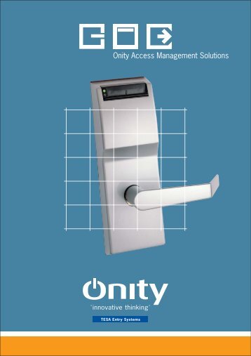 Onity Access Management Solutions