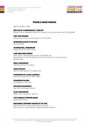 previous award previous award winners - Business and Arts South ...