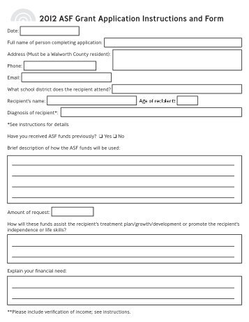 2012 ASF Grant Application Instructions and Form - Mercy Health ...