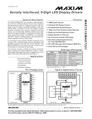 MAX7219 Datasheet - Lipoly