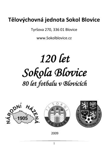 120 let Sokola Blovice - Info Blovice