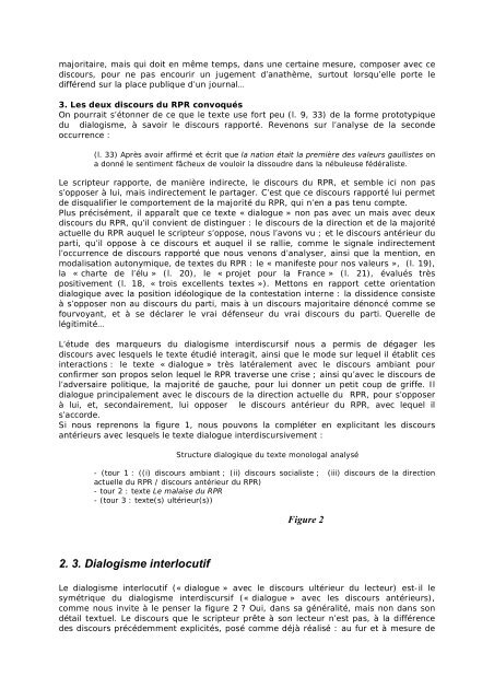 Syntaxe et analyse du discours - Atelier des Sciences du Langage ...