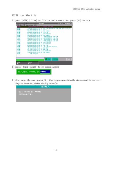 SYNTEC CNC Application manual - Winter Holztechnik