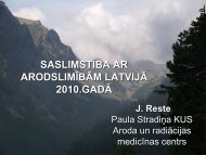 P.StradiÅa KUS Aroda un radiÄcijas medicÄ«nas centra - Valsts Darba ...