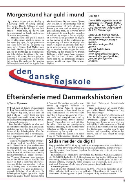 Dansk Folkeblad nr. 2 april 2004 - Dansk Folkeparti