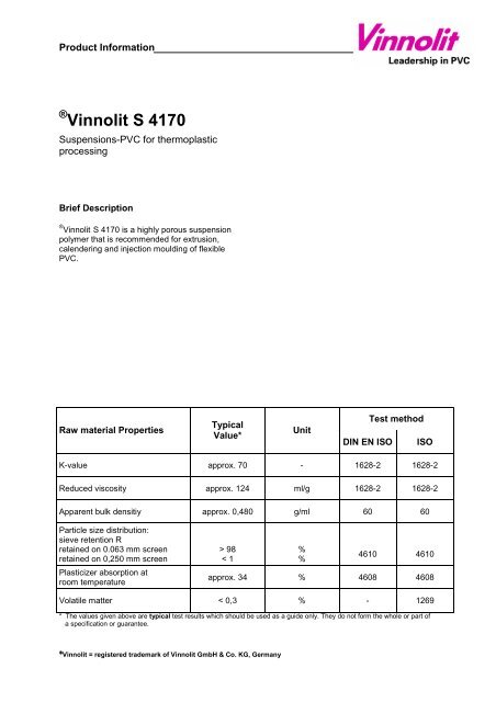 Vinnolit S 4170