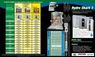 SIZING GUIDE for HydroShark 3 Electric Micro-Boiler - Hydro Smart