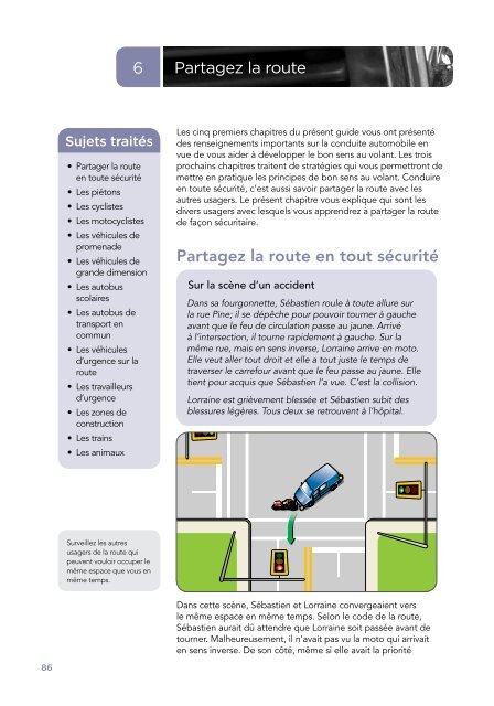 Chapitre 6 Ã  8 : Mettre en pratique le bon sens au volant