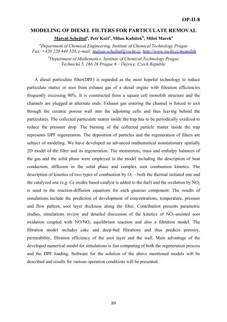 Boreskov Institute of Catalysis of the Siberian Branch of Russian ...