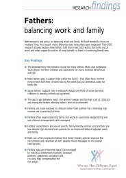 EOC Fathers: balancing work and family - The Fatherhood Institute